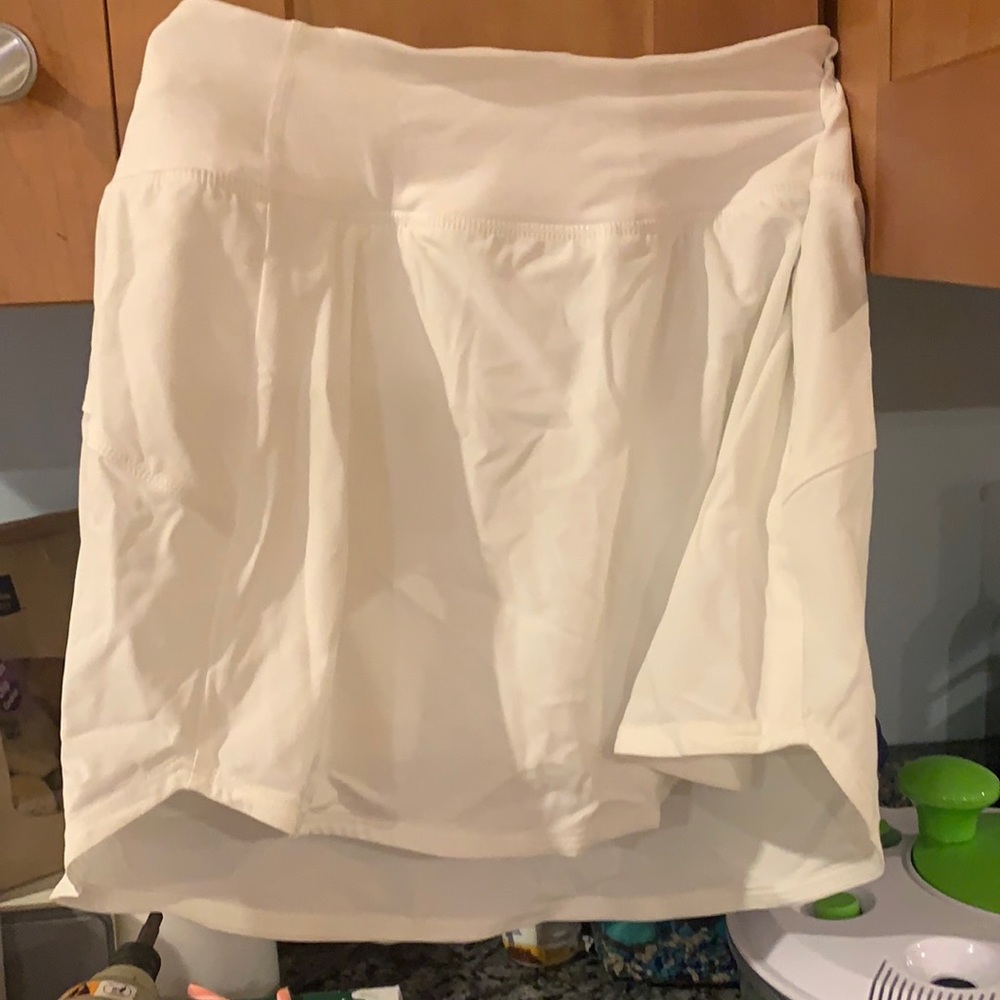 White Tennis Skort